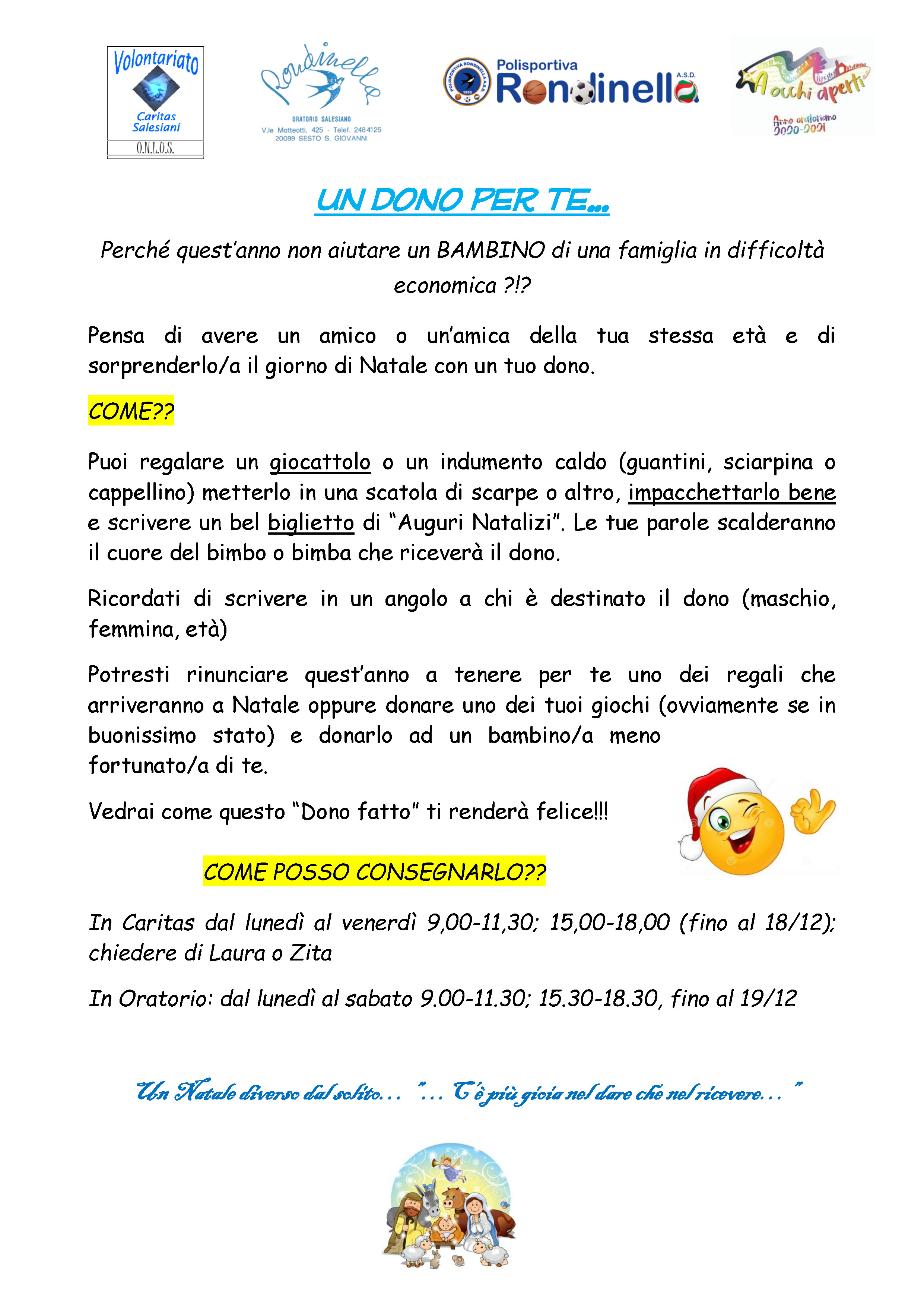 UN DONO PER TE